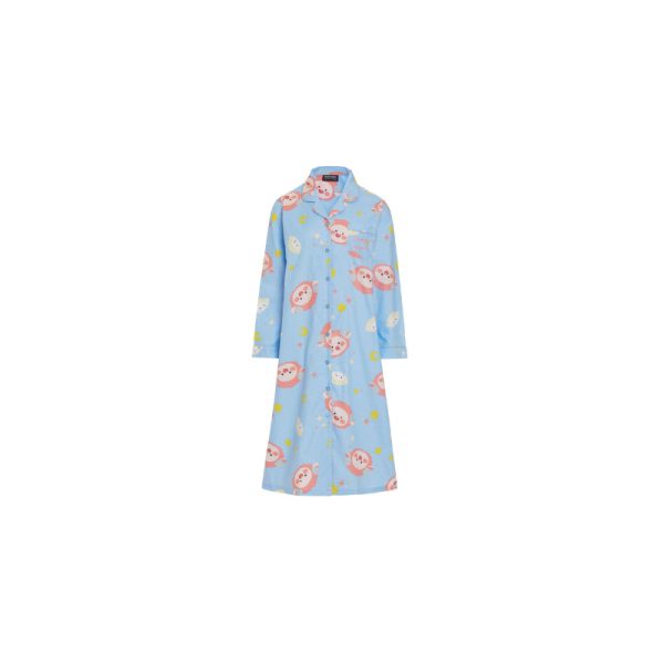 Kakao Friends - Lovely Apeach - Twill One Piece Nightwear Online Hot Sale - Image 2
