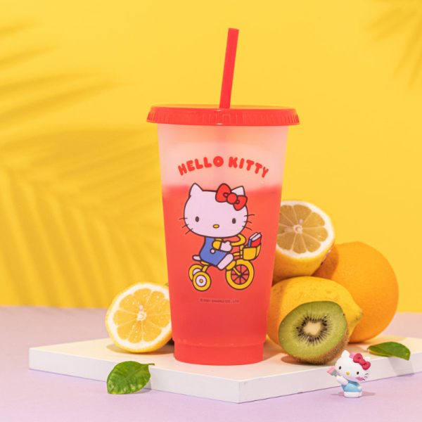 Sanrio x 10x10 - Hello Kitty Reusable Cold Cup Set Fashion - Image 5