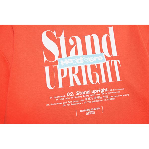 BA x FLUSH - Stand Upright Short Sleeve T-Shirt Online now - Image 4