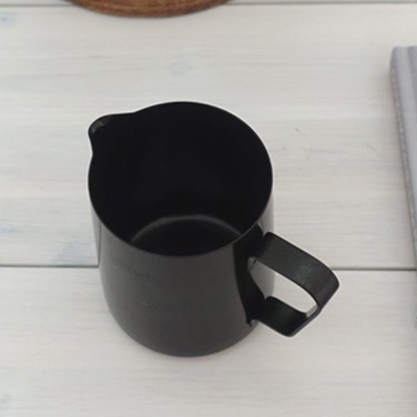 Like A Cafe - Black Teflon Coating Steam Pitcher For Sale - Image 5