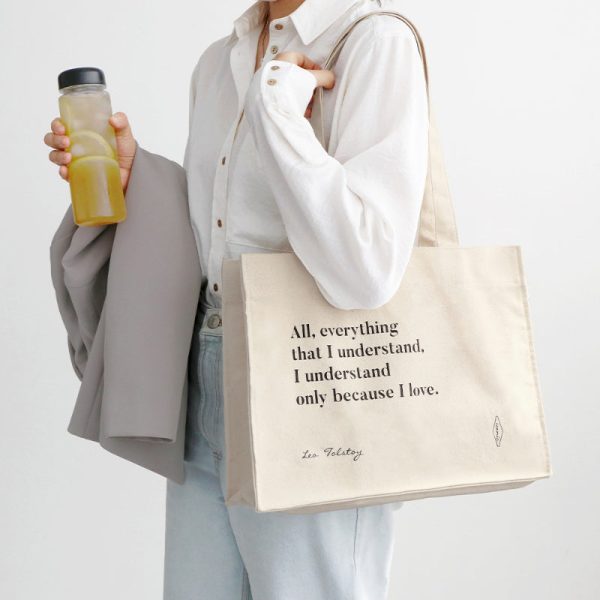Iconic - Lettering Eco Bag For Cheap - Image 2
