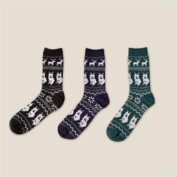 Dinotaeng - Rudolph Quokka Nordic Socks For Cheap