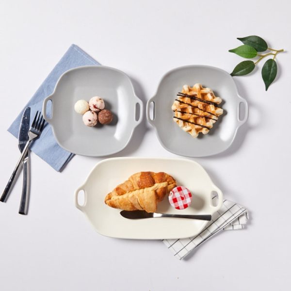 Korean L Mime Plate With Handle Set 3P Supply