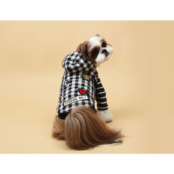 ITSDOG - Pet Reversible Checked Padded Vest Online Sale - Image 4