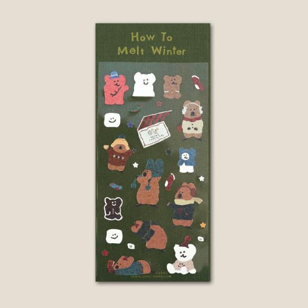 Dinotaeng - How to Melt Winter Glitter Sticker on Sale - Image 2
