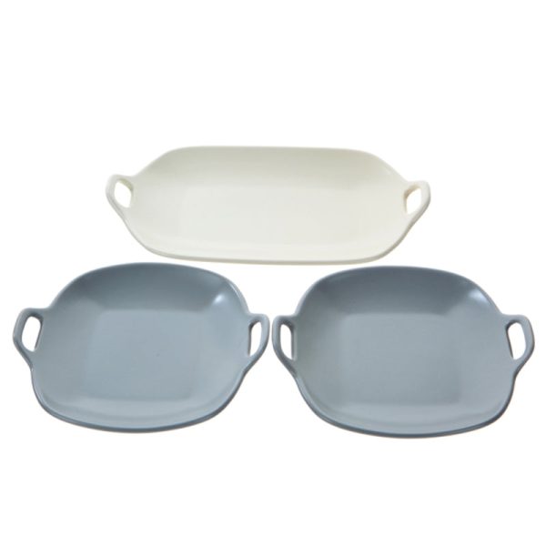 Korean L Mime Plate With Handle Set 3P Supply - Image 5