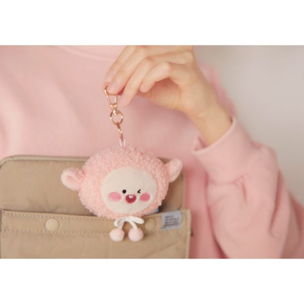Kakao Friends - Lovely Apeach - Face Keychain Fashion