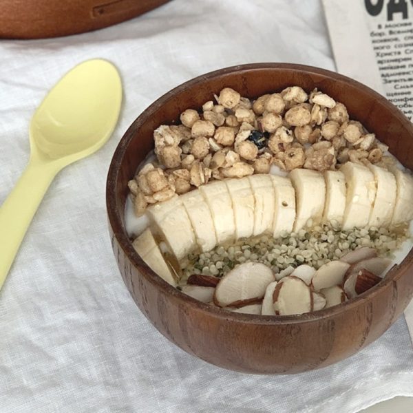Like A Cafe - Wood Yogurt Bowl For Sale - Image 3