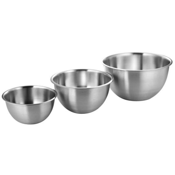 Korean Plain Deep Stainless Mixing Bowl Set 3P For Cheap - Image 4