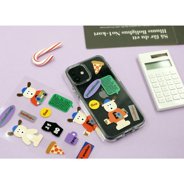 Romane x 10x10 - Removable Sticker & Clear Case Set iPhone 12 series Online now - Image 4
