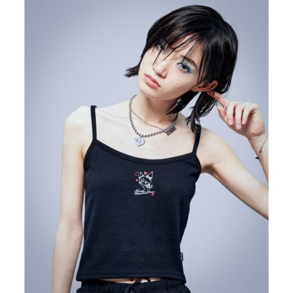 FANCY X KUROMI - Heartline Sleeveless Top on Sale