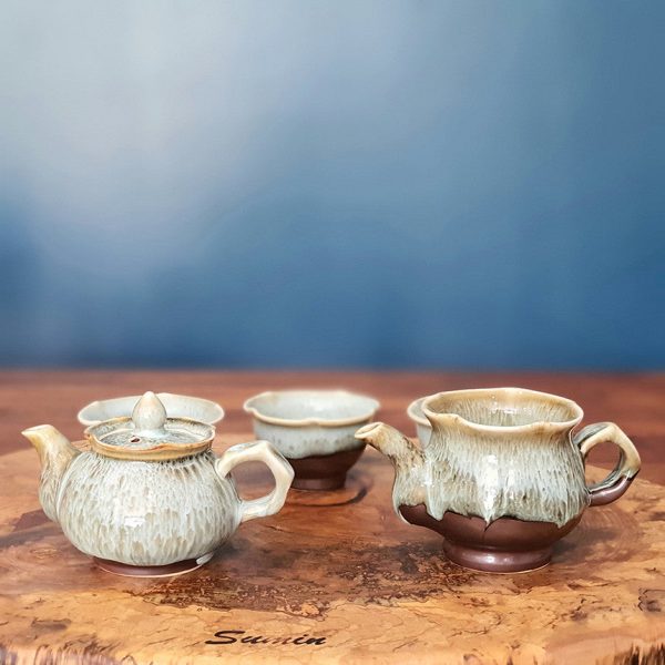 Bosan Pottery - Cheonmok Traditional Tea Cup Set Online