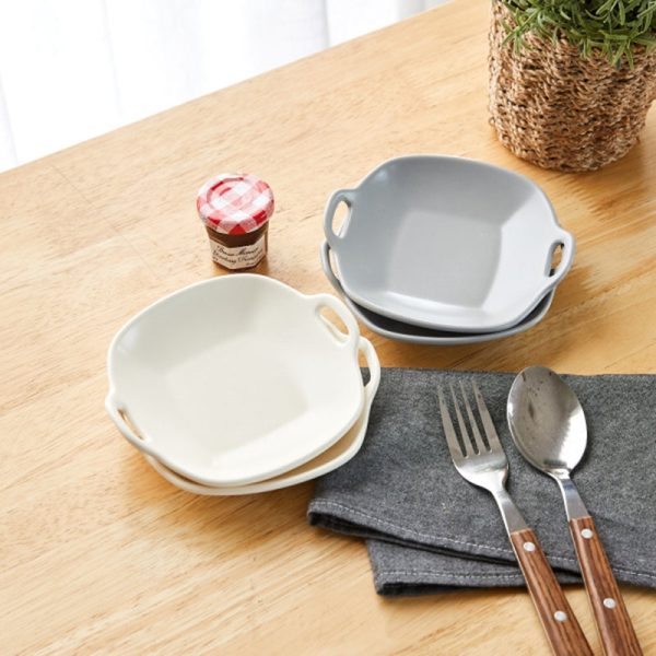 Korean L Mime Square Plate With Handle 4P Set Online