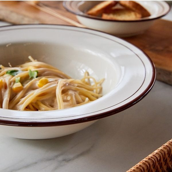 Korean L ON Keno Pasta Dish D24 Set 2P Online now - Image 4