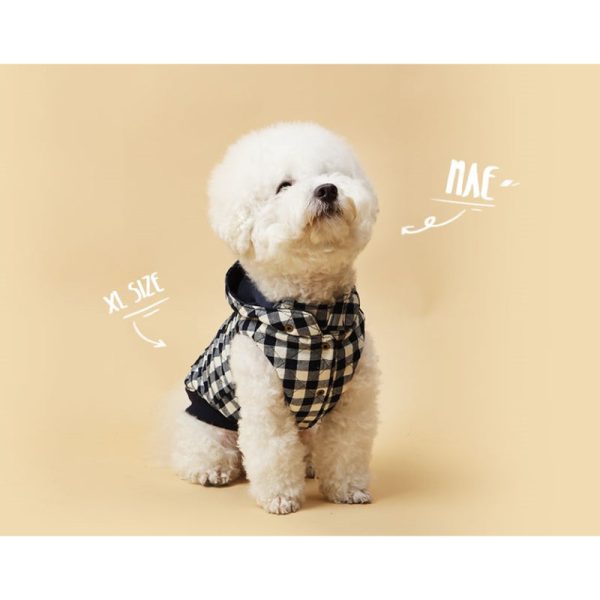 ITSDOG - Pet Reversible Checked Padded Vest Online Sale - Image 2