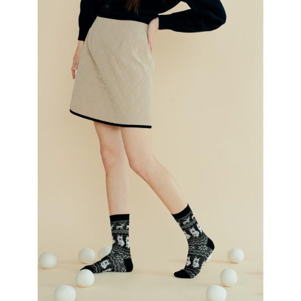 Dinotaeng - Rudolph Quokka Nordic Socks For Cheap - Image 2
