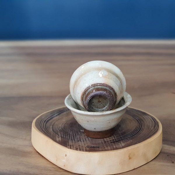 Bosan Pottery - Buncheong Dumbung Traditional Tea Cup Supply