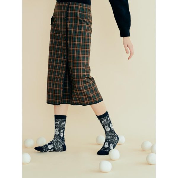 Dinotaeng - Rudolph Quokka Nordic Socks For Cheap - Image 5