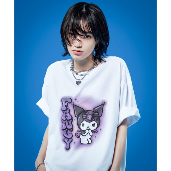FANCY X KUROMI - Tee For Sale - Image 3