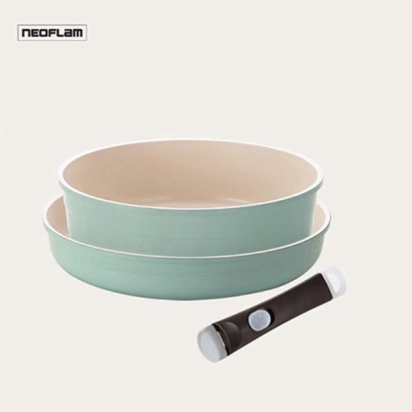 Neoflam - Midas Detachable Handle Cookware Set Cheap - Image 2