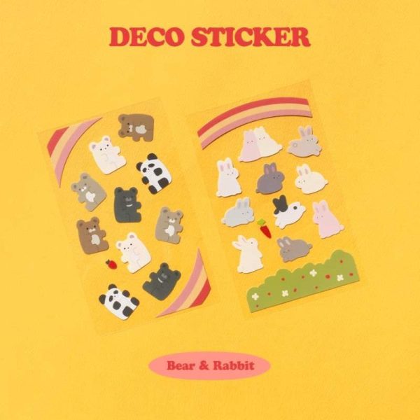 Be On D - After The Rain Bear & Rabbit Sticker For Discount