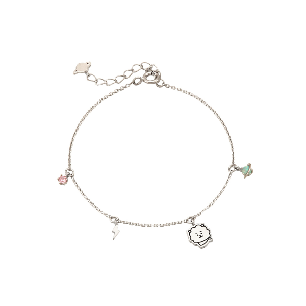 BT21 x OST - RJ Silver Bracelet Online Hot Sale - Image 3
