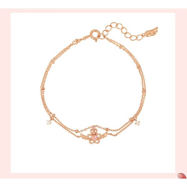 OST x Cardcaptor Sakura - Crown Cherry Blossom Wing Bracelet Online