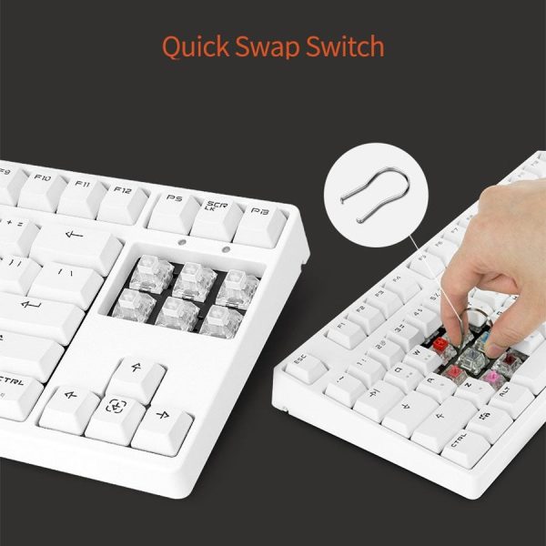 Archon - NEW AK87 RGB DIY KIT Mechanical Keyboard Hot on Sale - Image 4