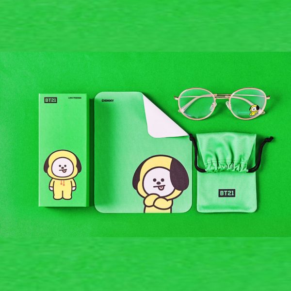 BT21 x LookOptical - Sweet Pink Soltex Metal Frame Spectacles Discount - Image 3