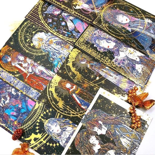 Libet - Estrella Gold Leaf Postcard Set Hot on Sale