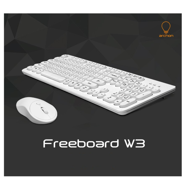 Archon - Freeboard W3 Wireless Keyboard and Mouse Set Online