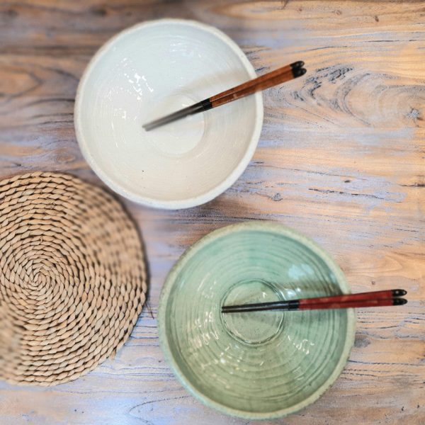Bosan Pottery - Bone White Porcelain Noodle Bowl Online