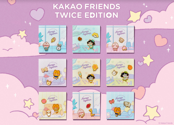Kakao Friends - TWICE Edition Pin Badges Online