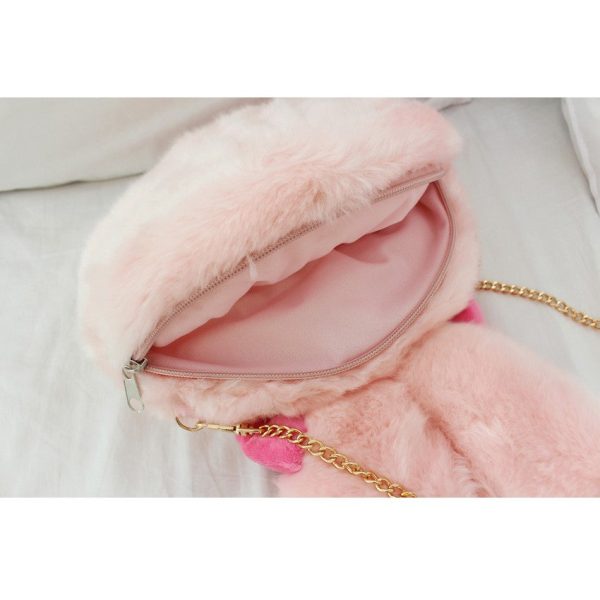 Esther Bunny - Plush Doll Face Shoulder Bag Online Hot Sale - Image 4