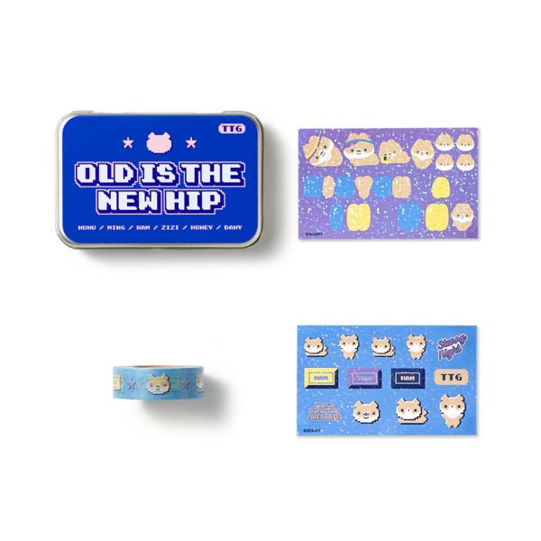 TWOTUCKGOM - Old is the New Hip Sticker and Masking Tape Set on Sale - Image 4