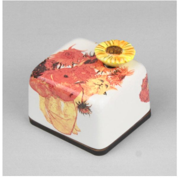 HK Studio - Moony Ceramic Sunflowers Musical Paperweight For Cheap - Image 2