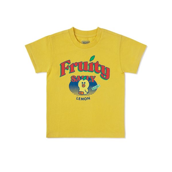 Line Friends - Fruity New Short Sleeve T-shirt - Kids For Cheap
