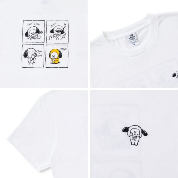 BT21 - Hipster Short Sleeve T-Shirt on Sale - Image 3