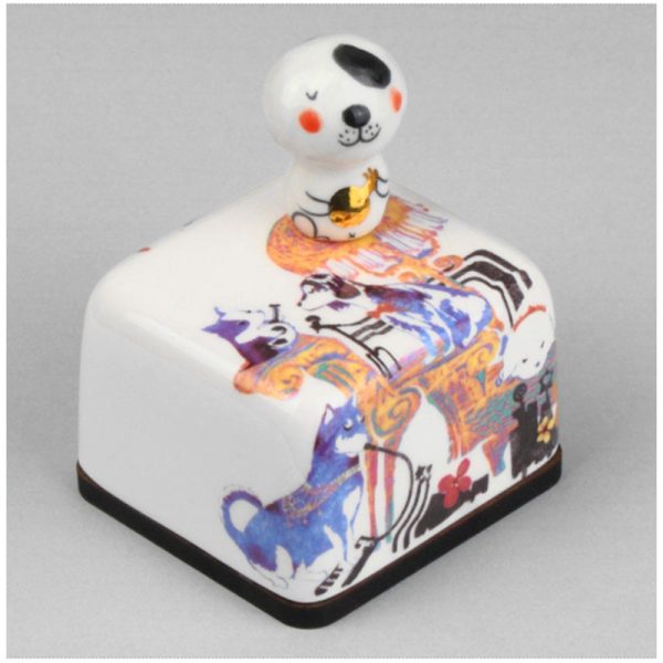 HK Studio - Twelve Earthly Branches Band Musical Paperweight - Dog For Sale