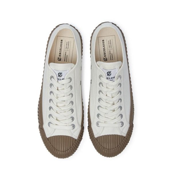 EXCELSIOR - 19FW Bolt Low Seasonal Color - Steam White Nut Gum Sole Online Hot Sale - Image 5