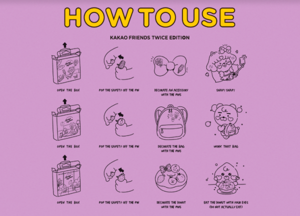 Kakao Friends - TWICE Edition Pin Badges Online - Image 3