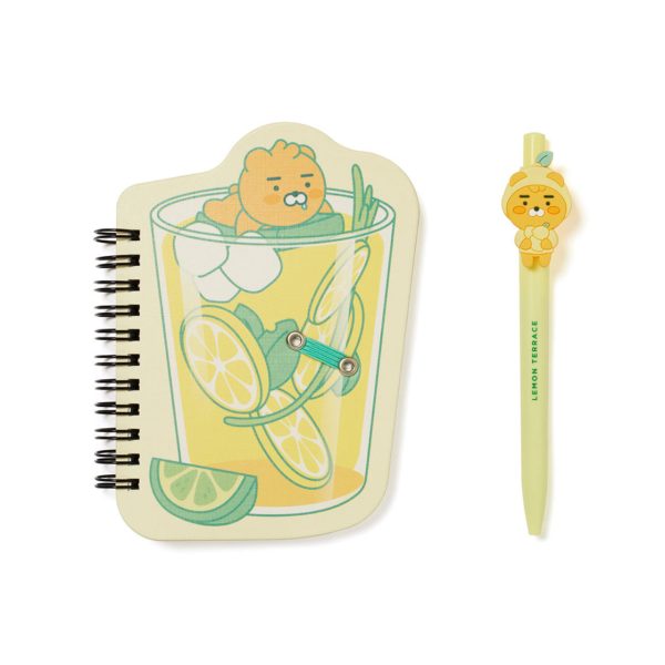 Kakao Friends - Lemon Terrace Notepad and Pen Set For Cheap - Image 2