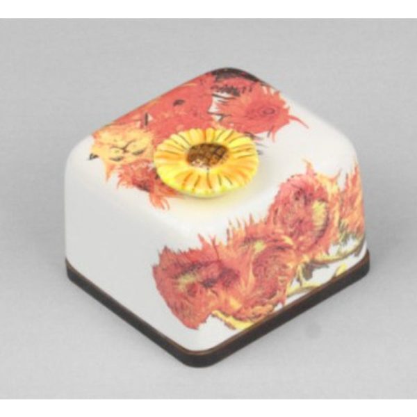 HK Studio - Moony Ceramic Sunflowers Musical Paperweight For Cheap - Image 3