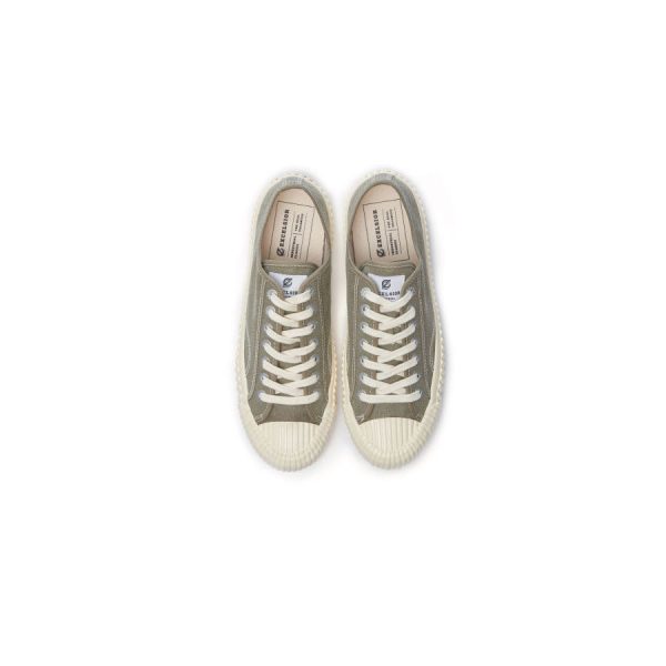EXCELSIOR BOLT Low-Top Linen - Deep Green For Discount - Image 5