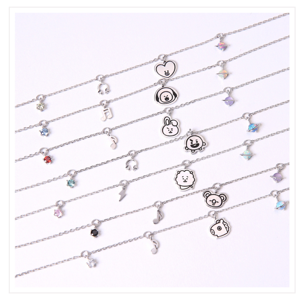 BT21 x OST - RJ Silver Bracelet Online Hot Sale - Image 2