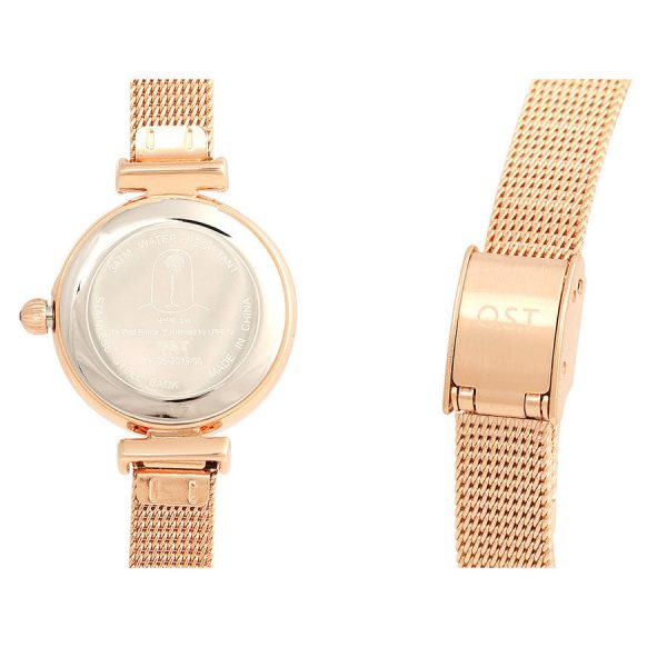 Le Petit Prince x OST - Planet Roses Rose Gold Mesh Watch Sale - Image 5