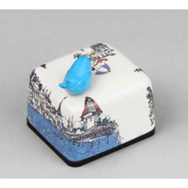 HK Studio - Moony Ceramic Riverside Musical Paperweight Discount - Image 4