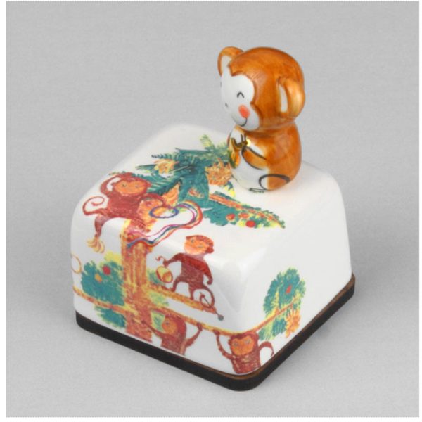 HK Studio - Twelve Earthly Branches Band Musical Paperweight - Monkey Hot on Sale - Image 2