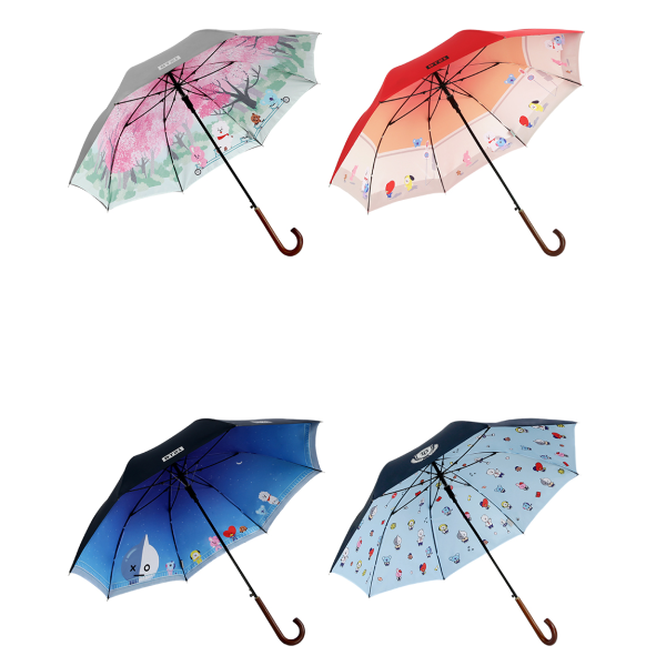 BT21 x Monopoly - Double Layer Automatic Long Umbrella Cheap