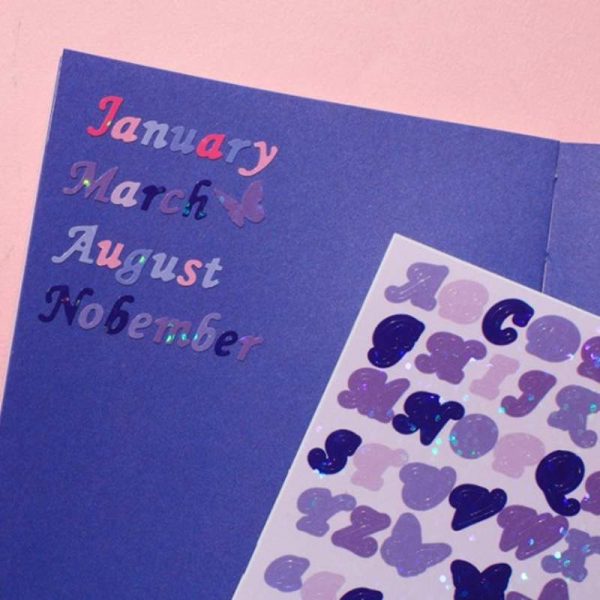 Be On D - Butterfly ABC Twinkle Seal Sticker Online - Image 3